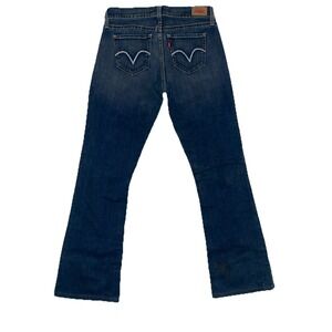 Levi's 528 Curvy Cut Bootcut Jeans Women 1M Low Rise Med Wash 28x27 Y2K